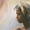 Acrylic painting, Detail, Why Lord? Copyright Pine Knoll Publications